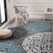 World Rug Gallery Contemporary Modern Floral Design Area Rug 3'3'' x 5' Gray 303GRAY3X5 - alternate 2